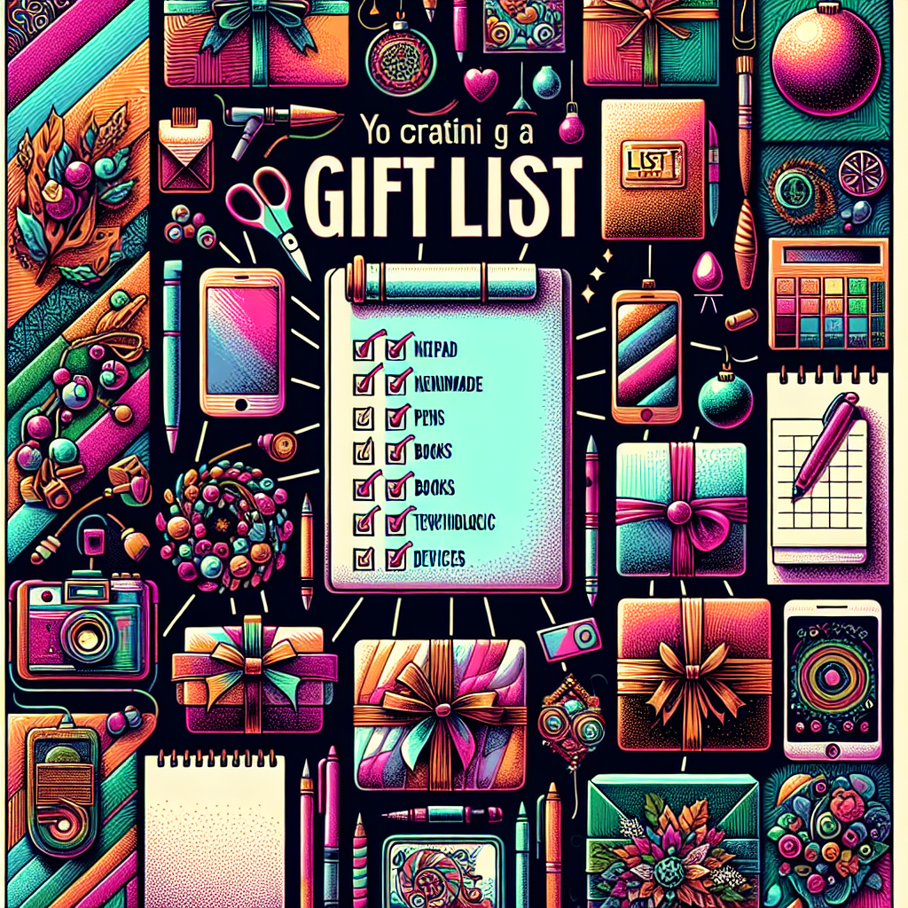 How to Create a Gift List for Everyone on Your Shopping List